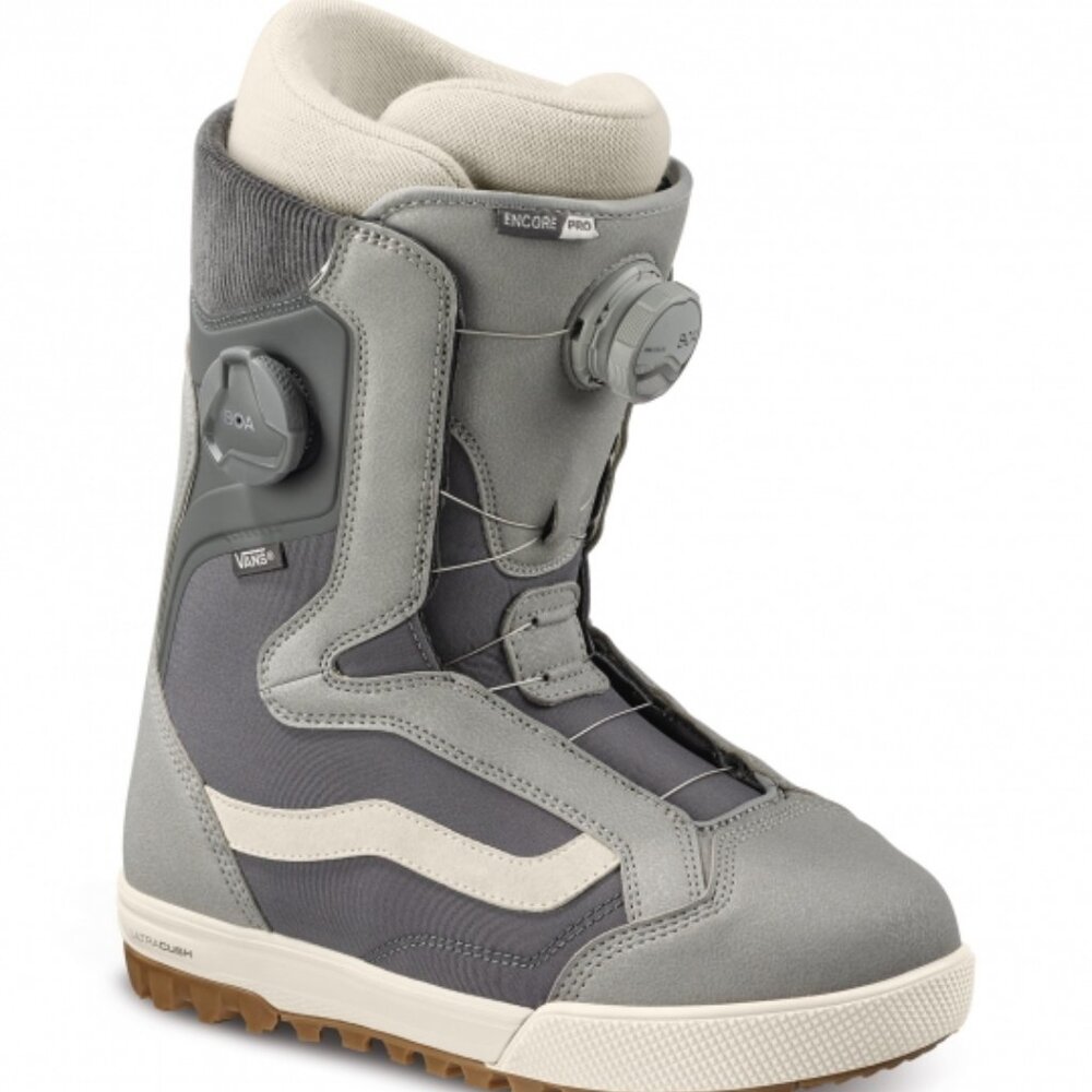 Van's Encore Pro Women's Snowboard Boots - Grey/Marshmallow Size 6.5